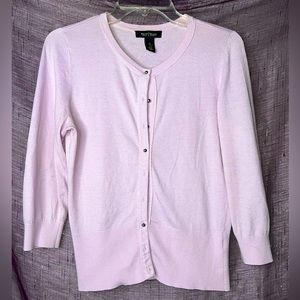 WHBM lightweight 3/4 sleeve cardigan size M